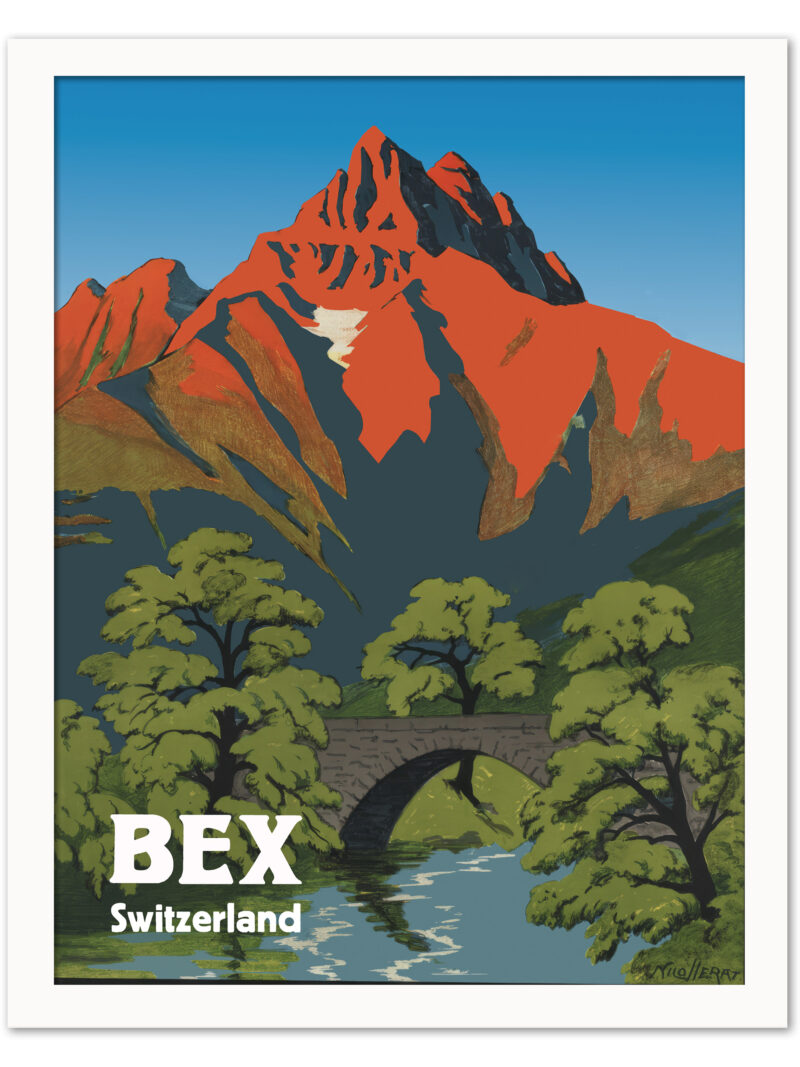 1930 Bex Switzerland Travel Poster by Aimé-Félix Nicollerat