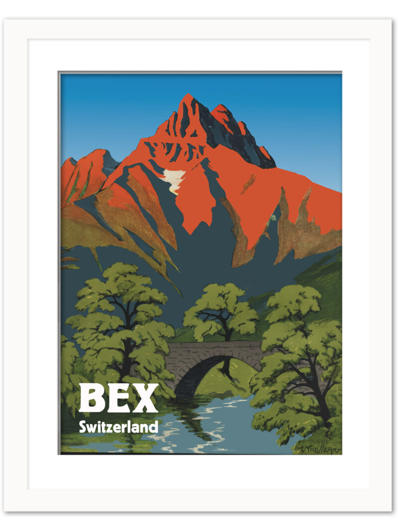 1930 Bex Switzerland Travel Poster by Aimé-Félix Nicollerat