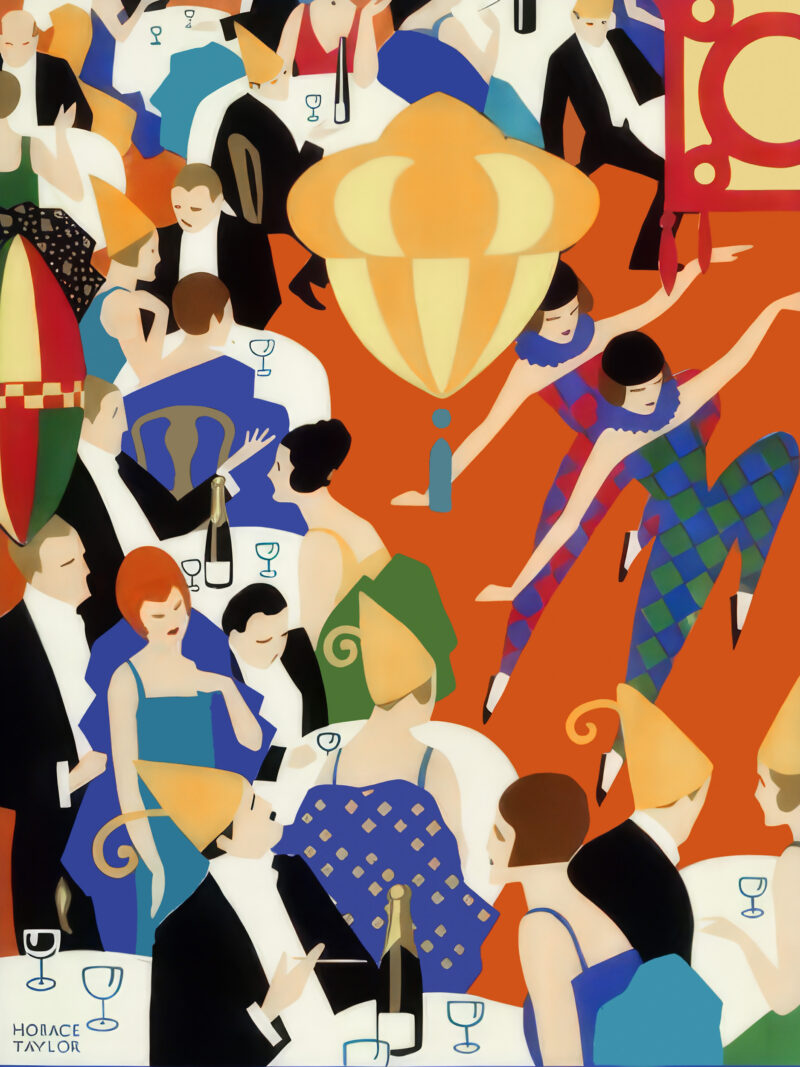 1924 Brightest London Underground Poster by Horace Taylor