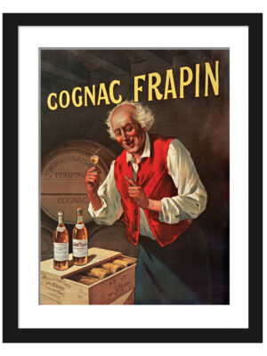1900 Cognac Frapin Advertising Poster by Louis Tauzin