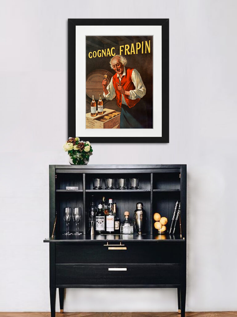 1900 Cognac Frapin Advertising Poster by Louis Tauzin