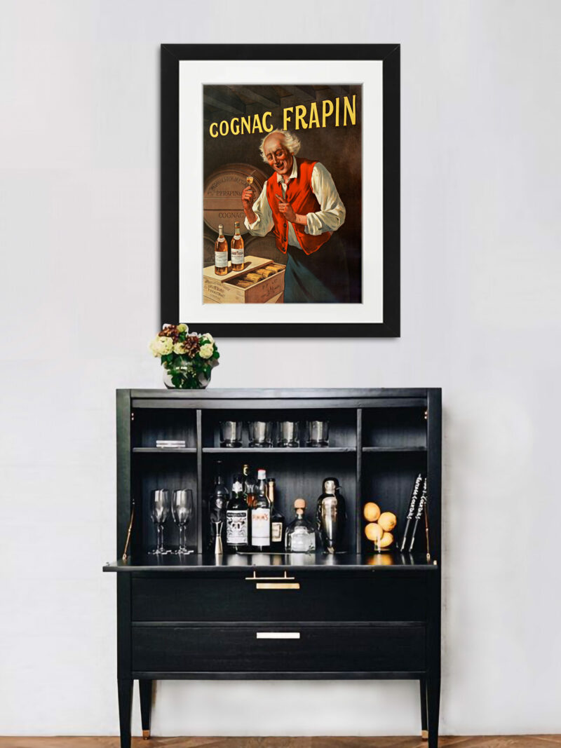 1900 Cognac Frapin Advertising Poster by Louis Tauzin