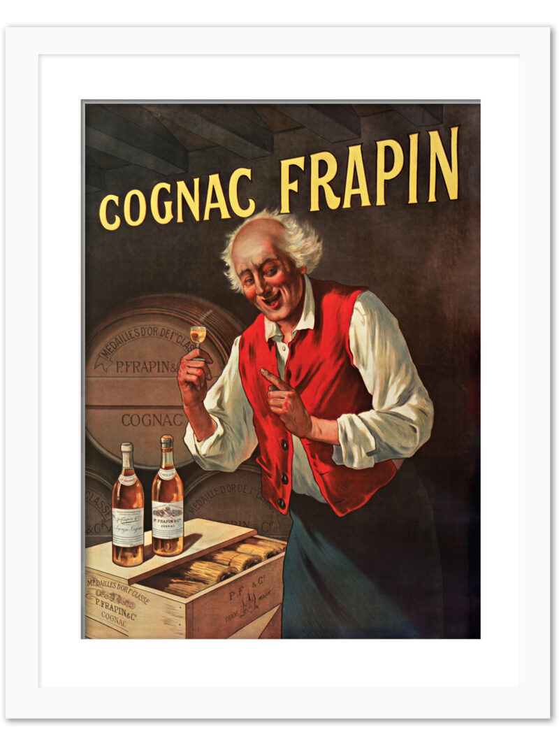 1900 Cognac Frapin Advertising Poster by Louis Tauzin