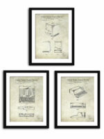 Early Apple Computer Patents Collection Artwork