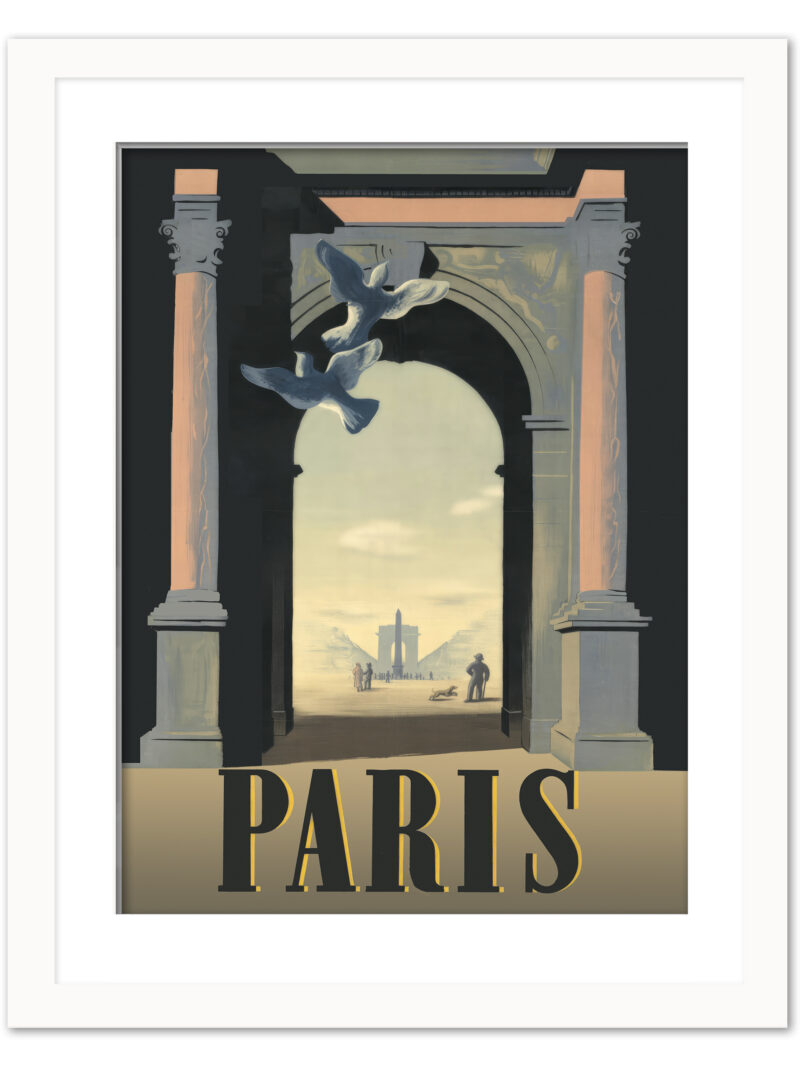 Reproduction of Adolphe Mouron Cassandre's Paris Arc de Triomphe Poster
