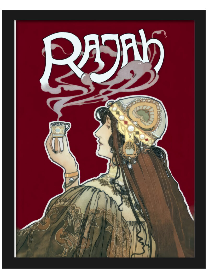 1898 Rajah Coffee Poster by Henri Meunier