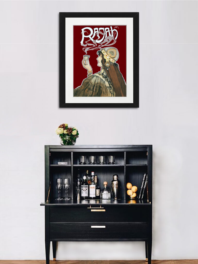 1898 Rajah Coffee Poster by Henri Meunier