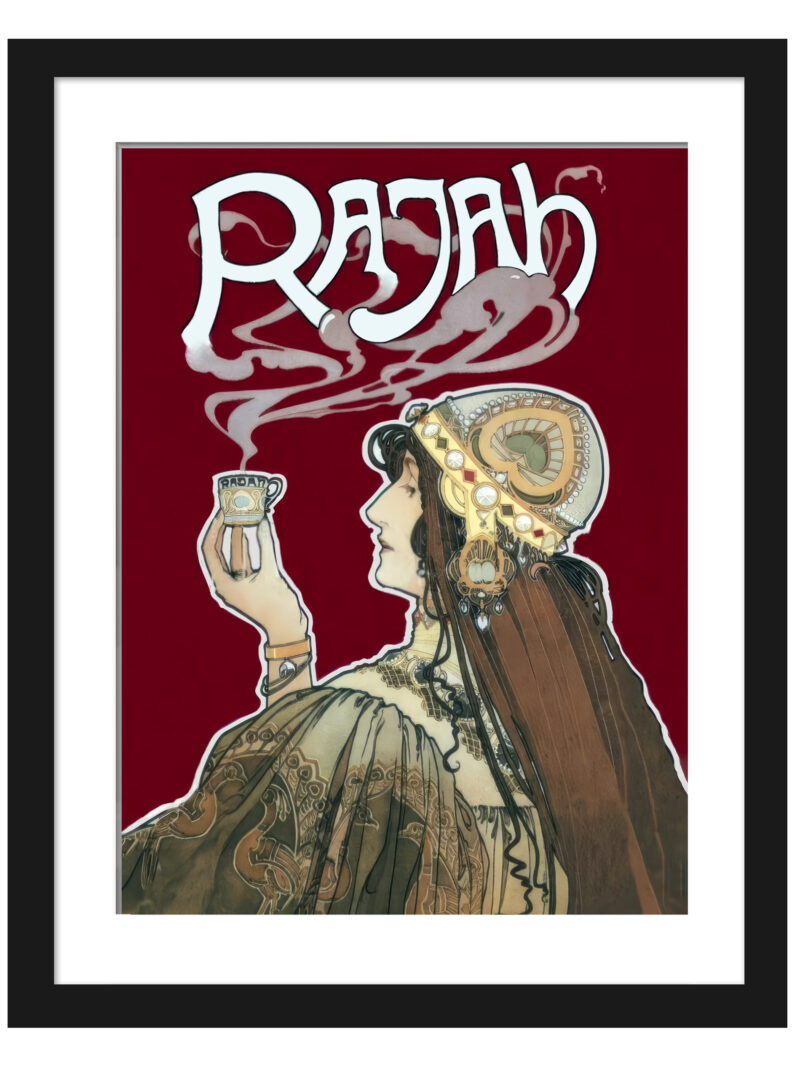 1898 Rajah Coffee Poster by Henri Meunier