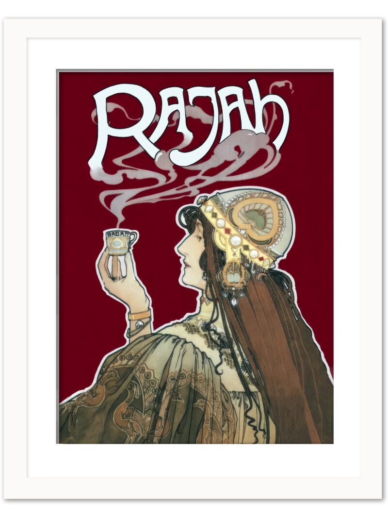1898 Rajah Coffee Poster by Henri Meunier