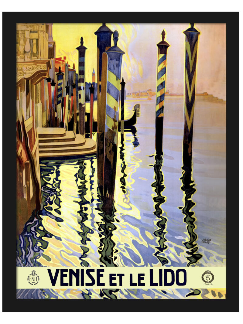 1920 Venise et le Lido Poster by Vittorio Grassi
