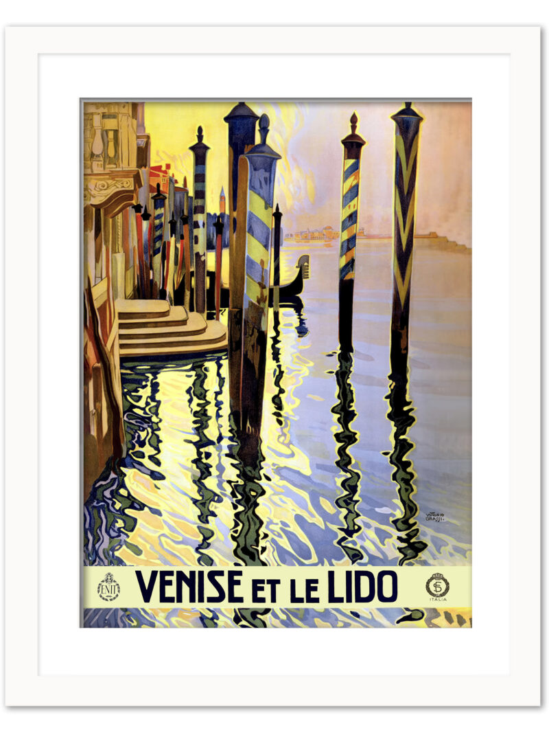 1920 Venise et le Lido Poster by Vittorio Grassi