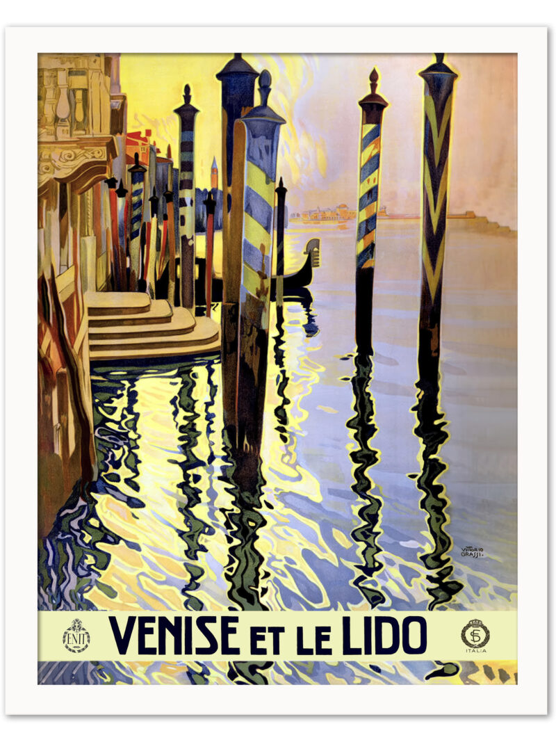 1920 Venise et le Lido Poster by Vittorio Grassi