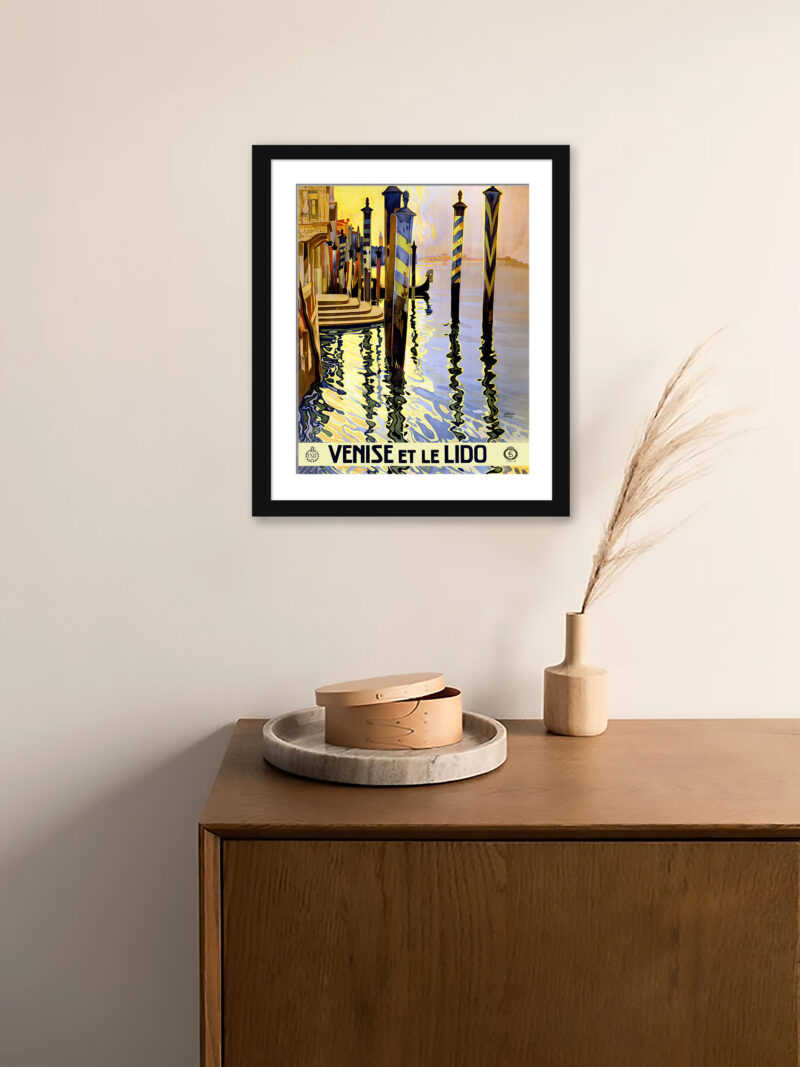 1920 Venise et le Lido Poster by Vittorio Grassi
