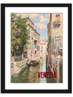 1930 Venezia Vintage Travel Poster