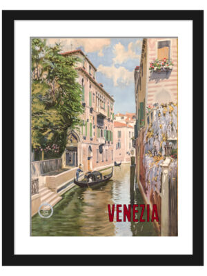 1930 Venezia Vintage Travel Poster
