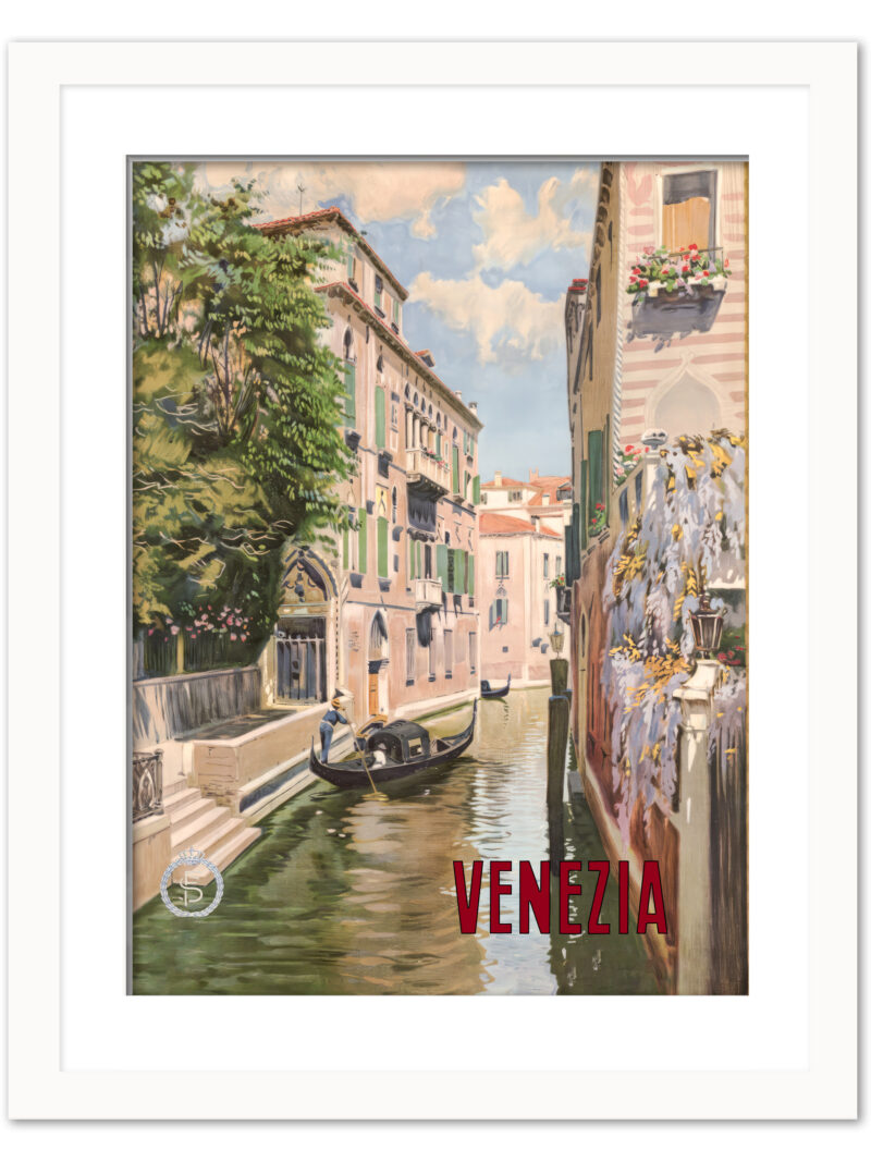 1930 Venezia Vintage Travel Poster