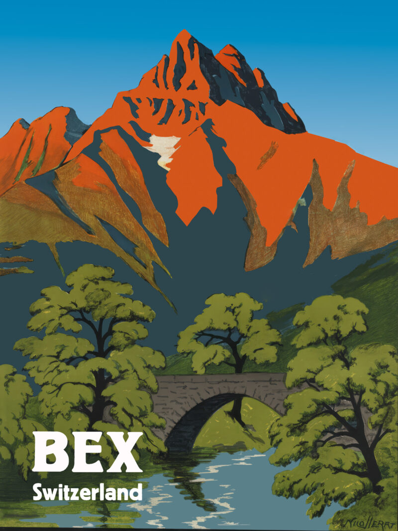 1930 Bex Switzerland Travel Poster by Aimé-Félix Nicollerat