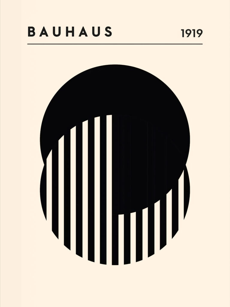 1919 Bauhaus Circular Graphic | Iconic Art Print
