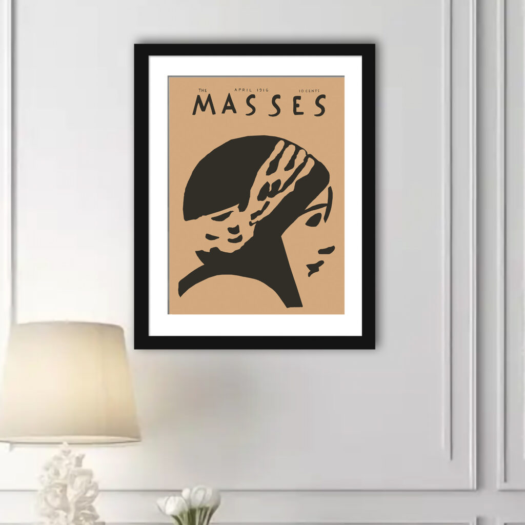 1916 The Masses Magazine Cover Reproduction