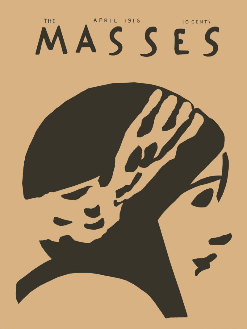 1916 The Masses Magazine Cover Reproduction