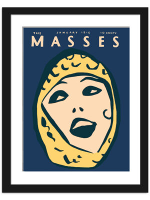 1916 The Masses January Cover Reproduction"