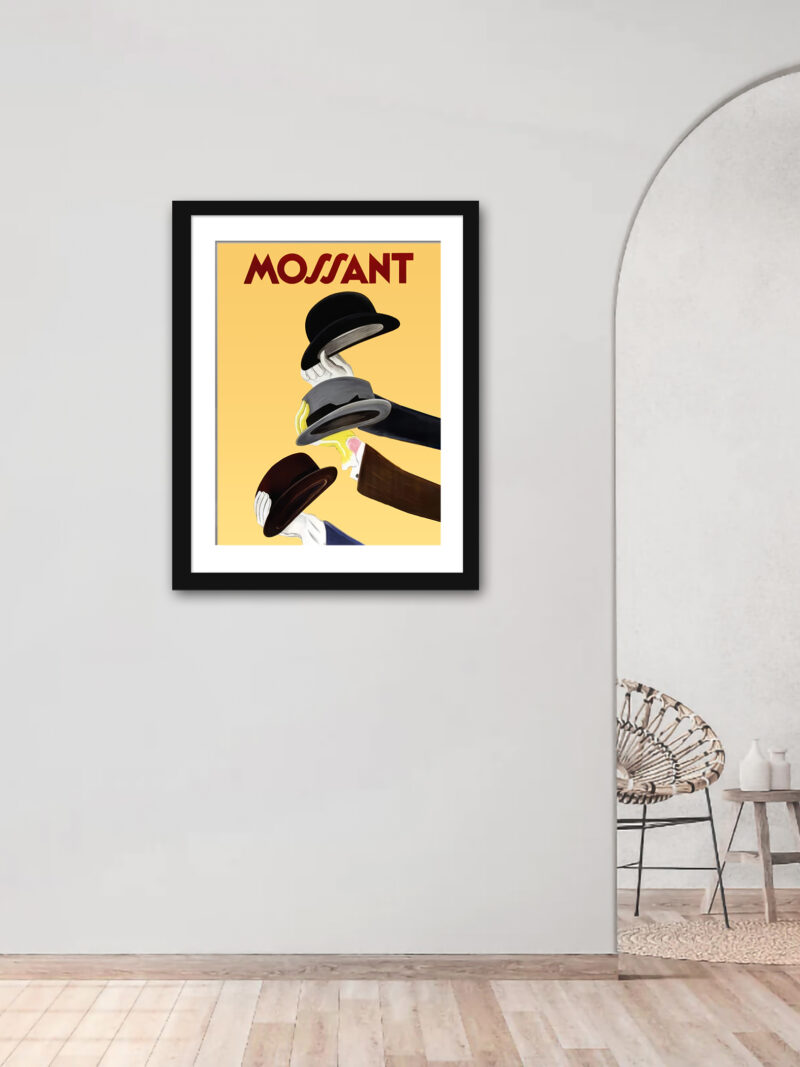 1938 Mossant Hat Factory Poster by Leonetto Capiello