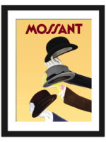 1938 Mossant Hat Factory Poster by Leonetto Capiello