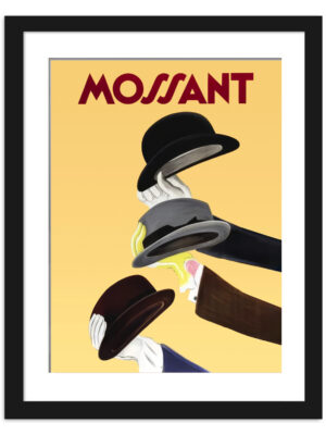 1938 Mossant Hat Factory Poster by Leonetto Capiello