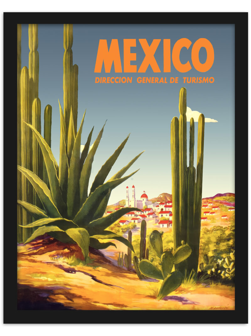 1948 Juarez Mexico Travel Poster Reproduction