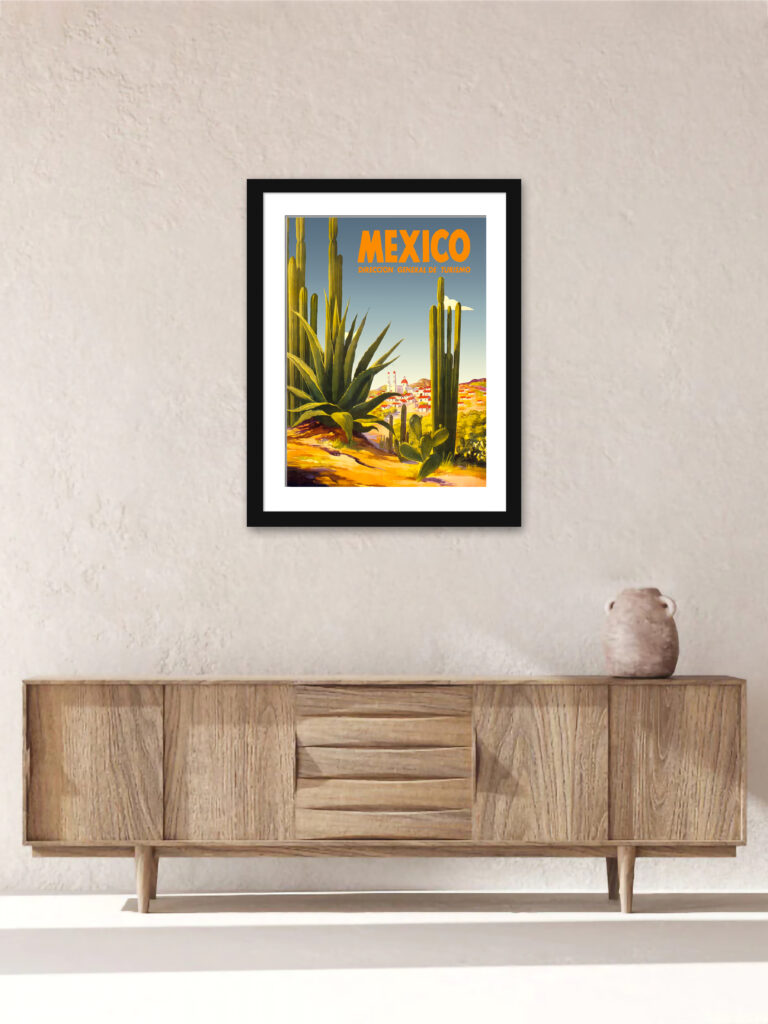 1948 Juarez Mexico Travel Poster Reproduction