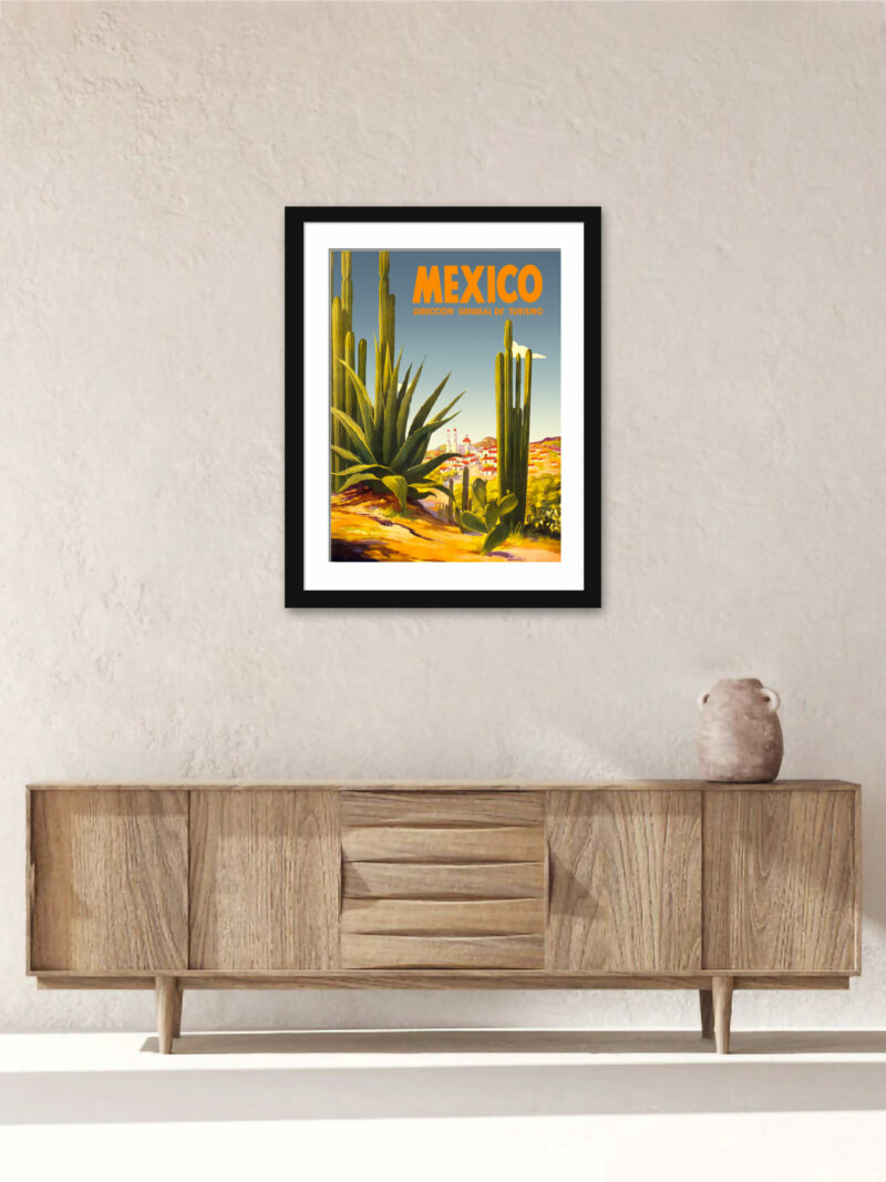 1948 Juarez Mexico Travel Poster Reproduction
