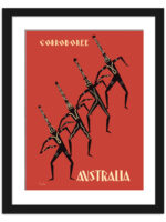 1934 Corroboree Australia Aboriginal Dance Poster