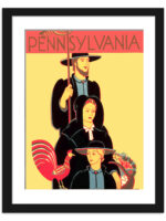 Vintage WPA Pennsylvania Amish Poster