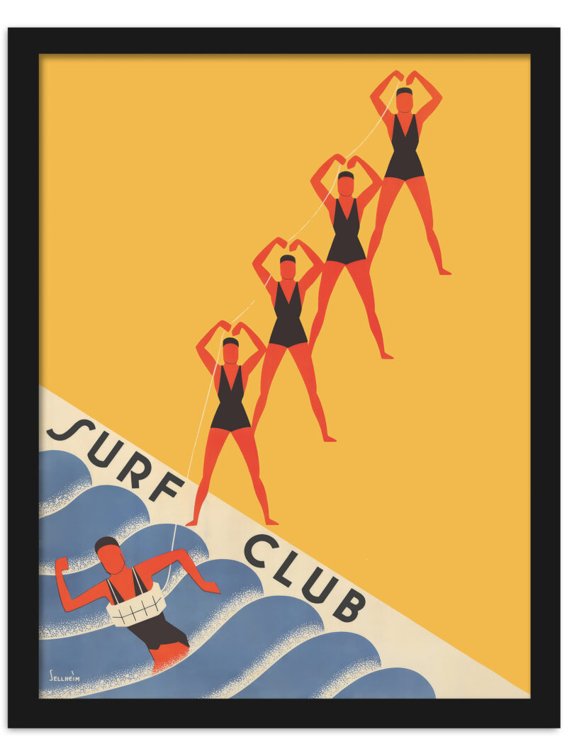 Australian Surf Club | Nostalgic Travel Art