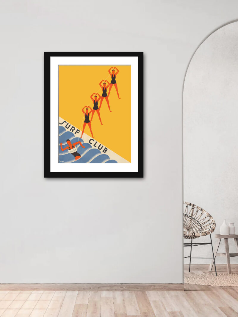 Australian Surf Club | Nostalgic Travel Art