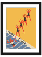 Australian Surf Club | Nostalgic Travel Art