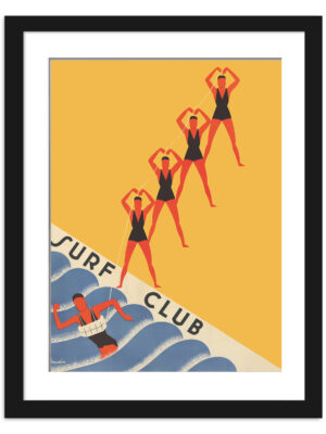 Australian Surf Club | Nostalgic Travel Art