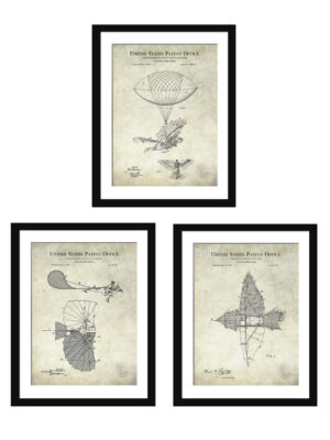 Early Aviation Patent Art Collection